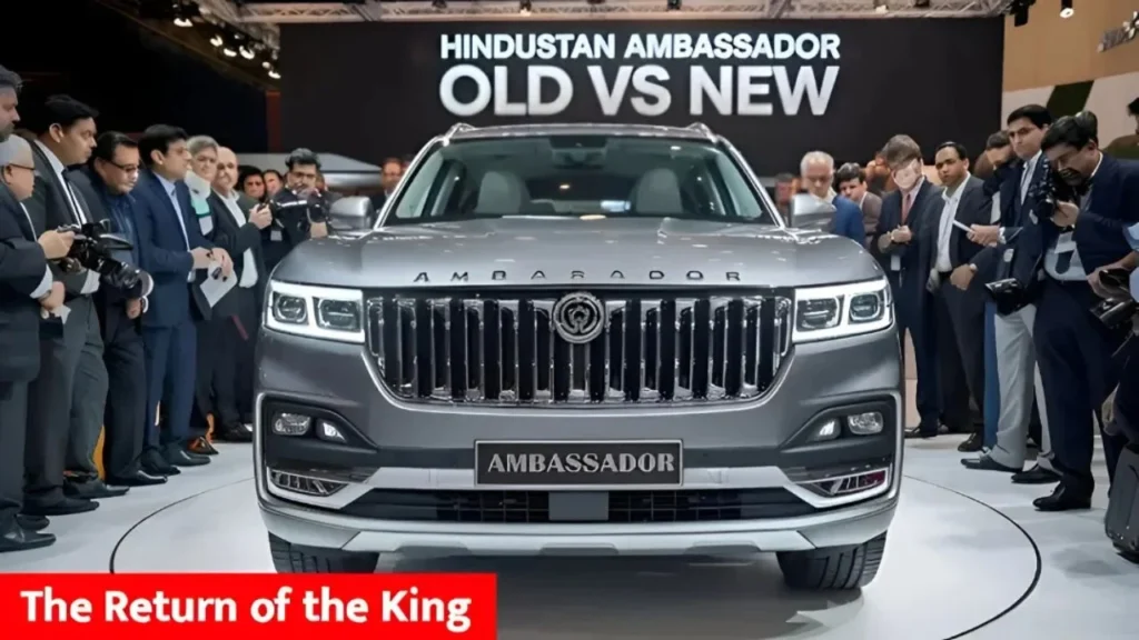 Hindustan Ambassador 2025 Launched – A Legendary Indian Icon Reborn with Premium Design, Modern Power & Advanced Technology